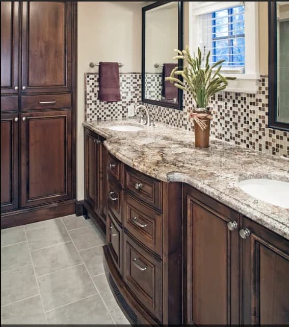 Granite and Backsplash